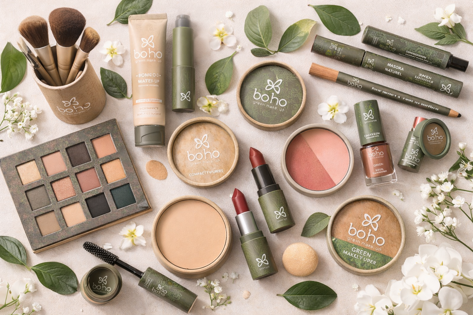 produits boho green make up