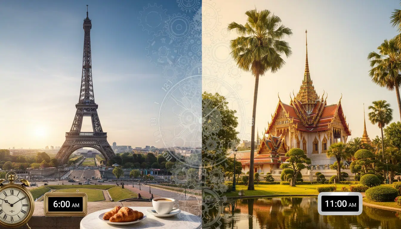 découvrez tout ce qu'il faut savoir sur le décalage horaire entre la france et la thaïlande pour organiser efficacement votre voyage et éviter la fatigue.