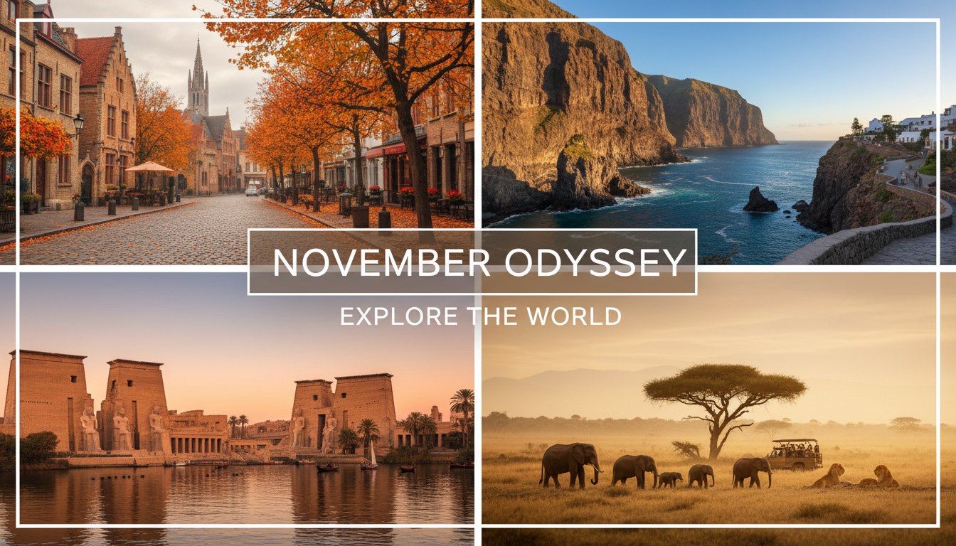 découvrez les meilleures destinations pour partir en novembre et profiter pleinement des paysages d'automne, du climat agréable et des activités saisonnières.