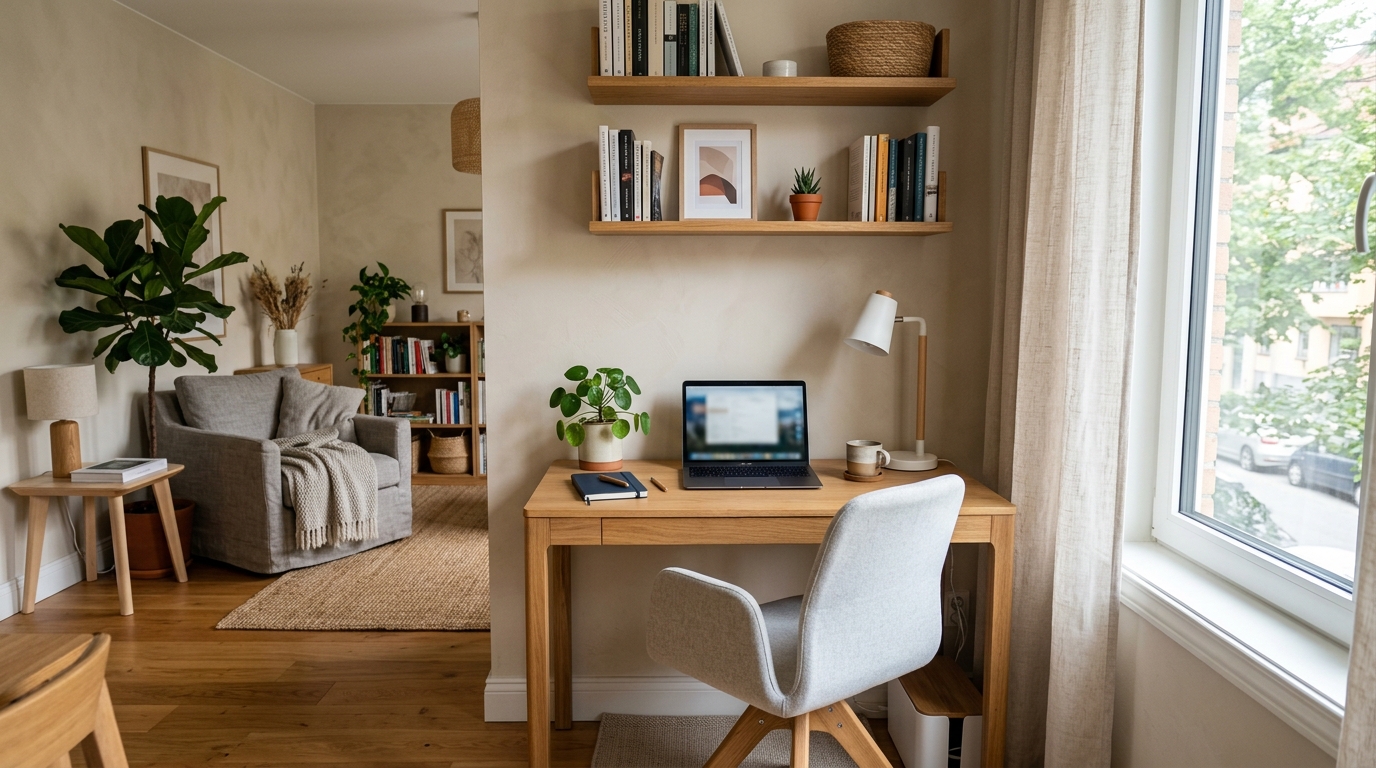 découvrez comment aménager un coin bureau fonctionnel et agréable même sans pièce dédiée, avec des astuces simples pour optimiser l'espace chez vous.